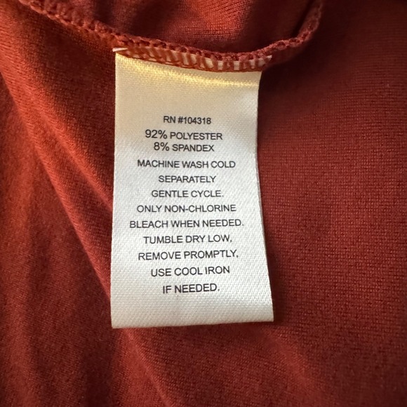 Planet Gold Long Sleeve Stretch Top Cocoa‎ Rose | Size Small NWT - Picture 6 of 6